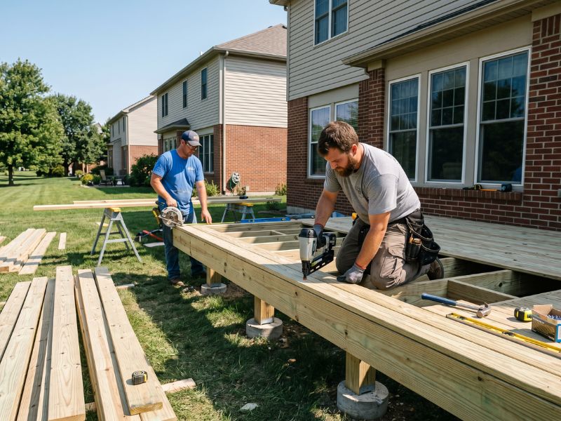 wood deck construction Bloomfield NJ — Carpenter Mendez LLC