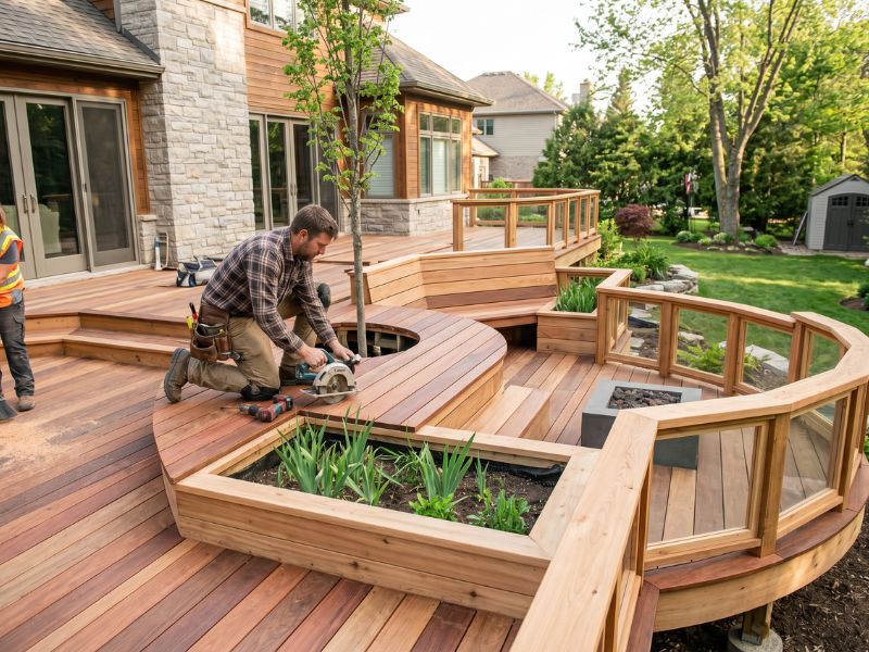 custom deck Bloomfield New Jersey — Carpenter Mendez