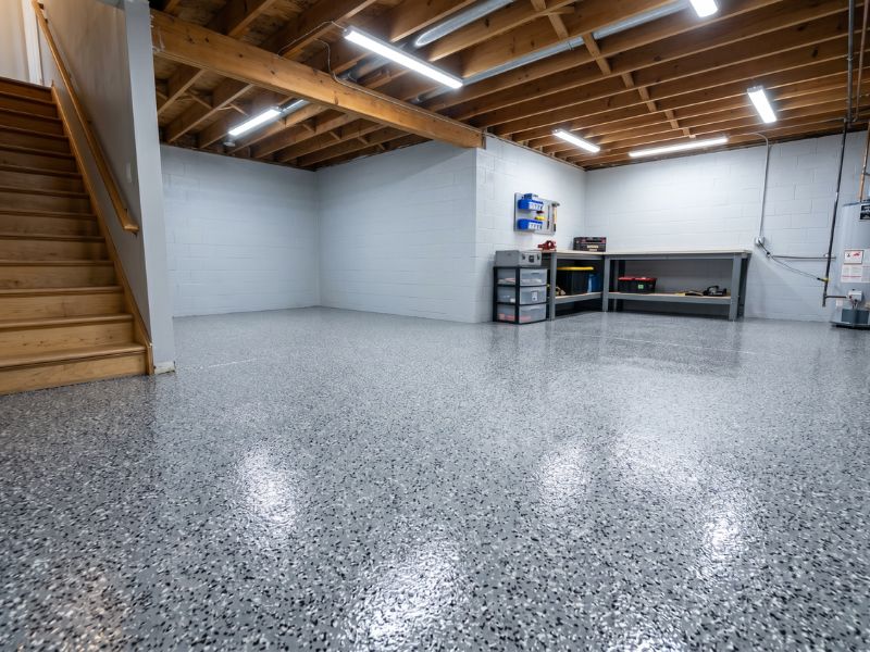 basement epoxy floor New Jersey