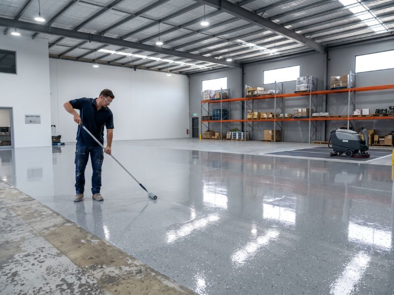 metallic epoxy floor New Jersey
