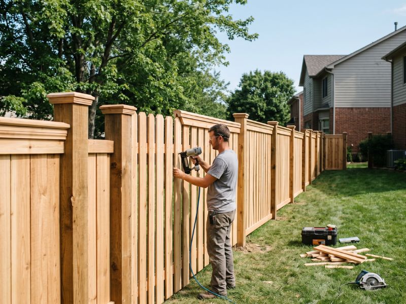 custom wood fence Bloomfield NJ — Carpenter Mendez