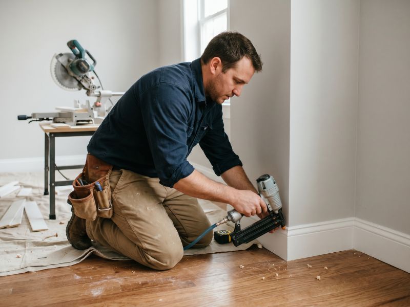 baseboard trim installation Dover NJ — Carpenter Mendez LLC