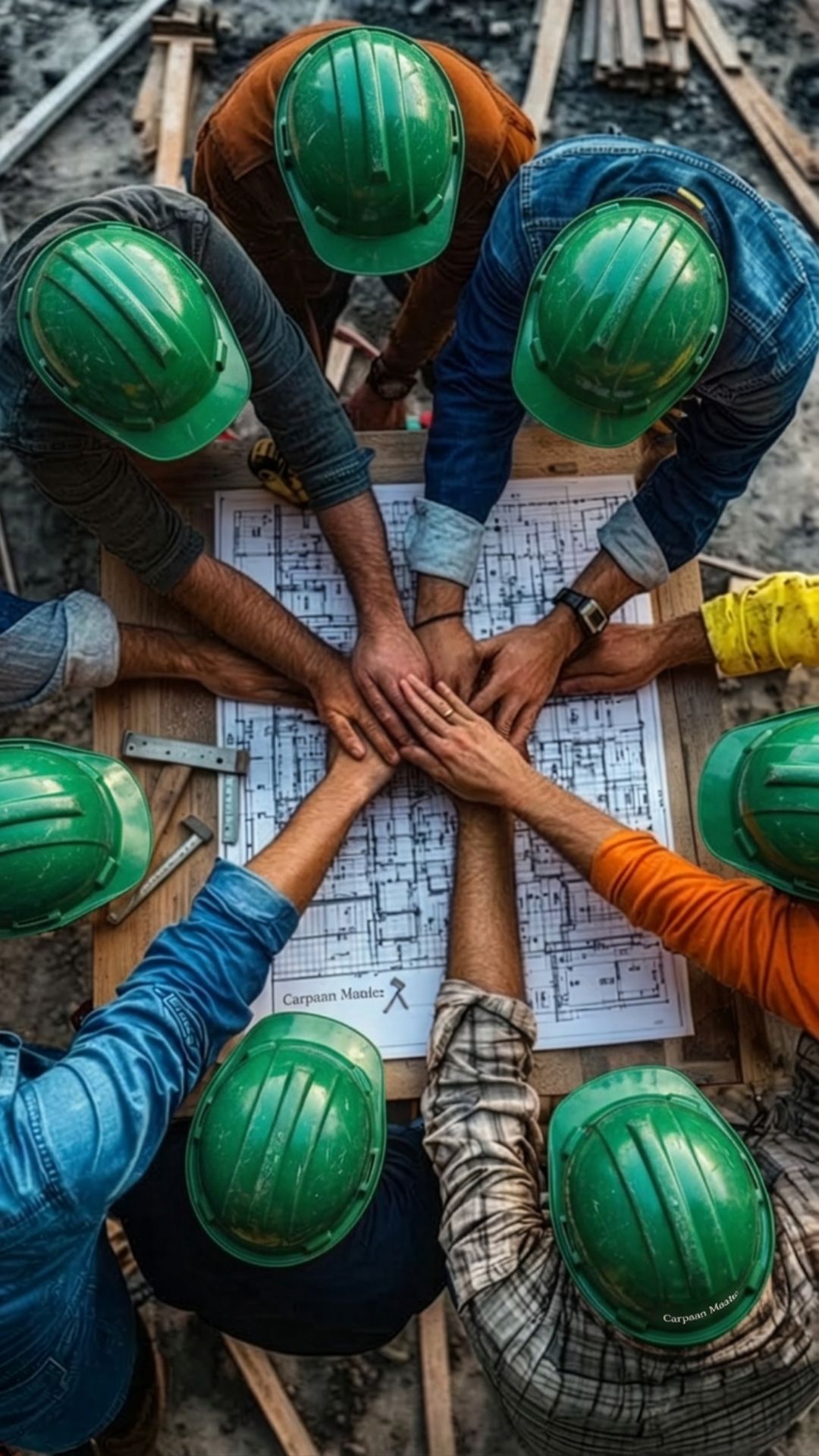 Carpenter Mendez team working on a high-end renovation