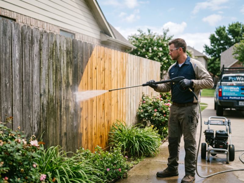 fence power washing New Jersey