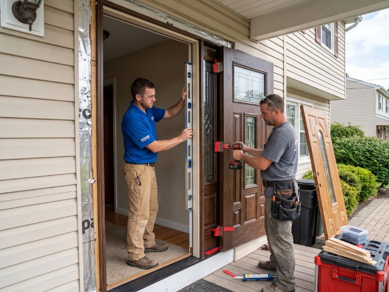 entry door installation Montclair New Jersey — Carpenter Mendez