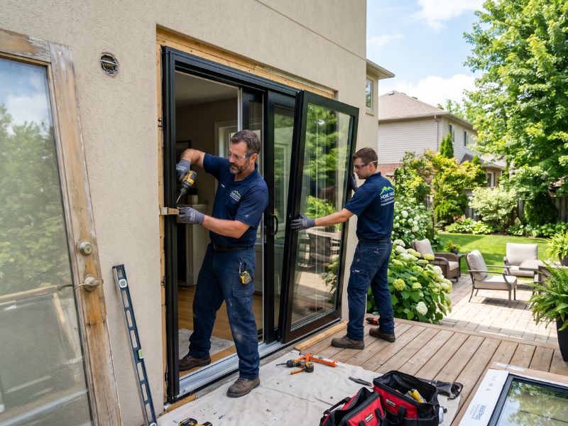 patio door replacement Montclair NJ — Carpenter Mendez LLC